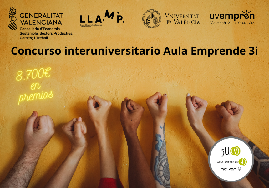 Convocado el concurso interuniversitario Aula Emprende 3i (triple impacto), que apoya el desarrollo de ideas y proyectos emprendedores de carácter económico, social y ambiental surgidas del programa MOTIVEM